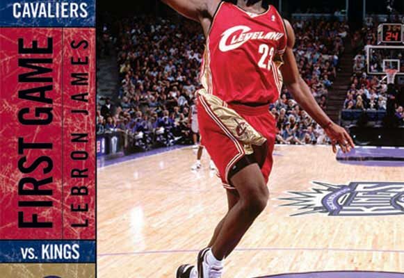 LeBron James First Game Memorabilia