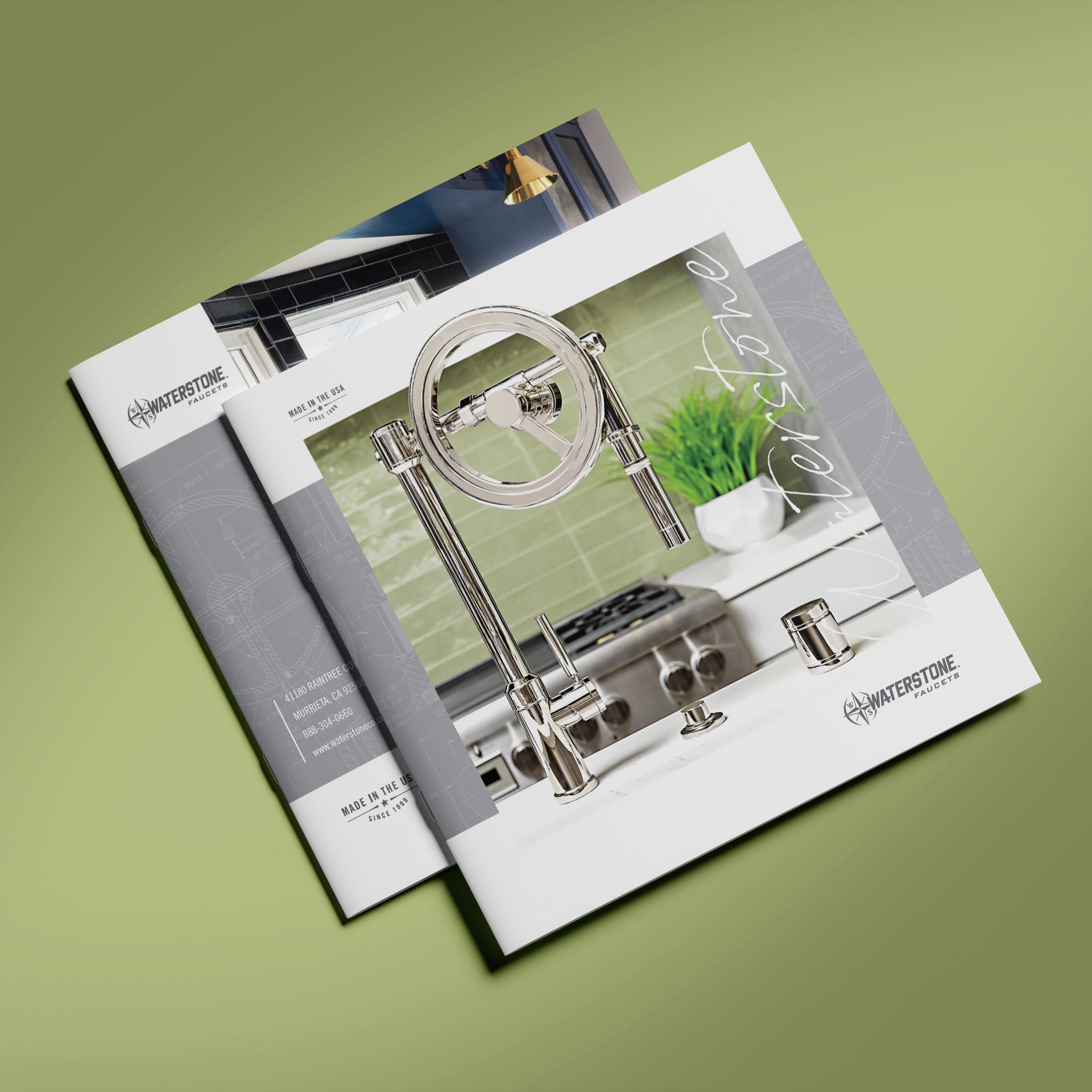 Waterstone Faucets 9x9 product brochure